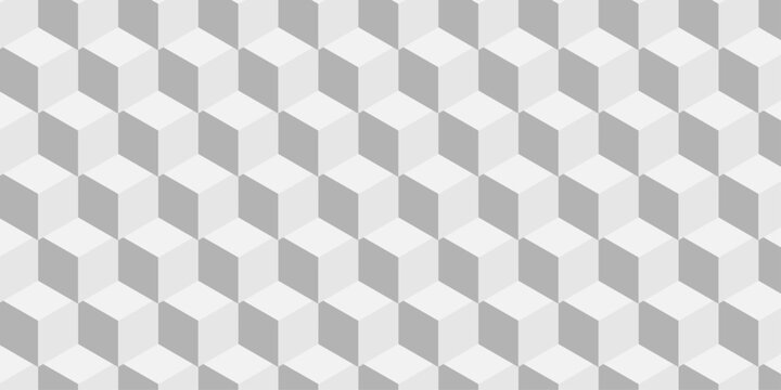 Abstract square white cubic wall decoration square shape backdrop texture design. cube geometric wall and floor vector diamond hexagon triangle wallpaper background.