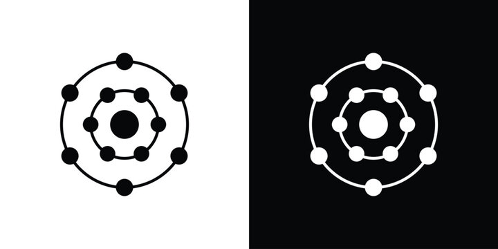Antioxidant icon logo for designer or illustrator.