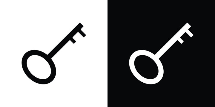key icon logo for designer or illustrator.
