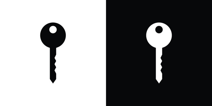 key icon logo for designer or illustrator.