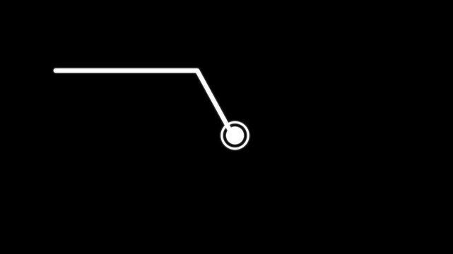 HUD call out elements pack animation on black background. Call Out on black background a callout for text Hitch style tech HUD element with successful