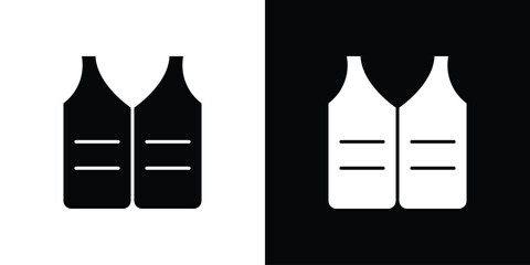 Vest jacket icon logo for designer or illustrator. © No