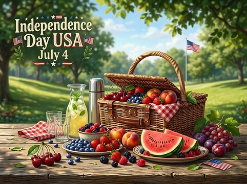 Independence Day USA Table Decoration Festive Patriotic Arrangement