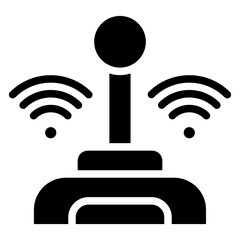Wireless Joystick Icon Style © HAR