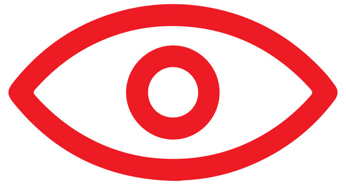 EYE ICON simple icon. Vector ICON all icon Viktor.

