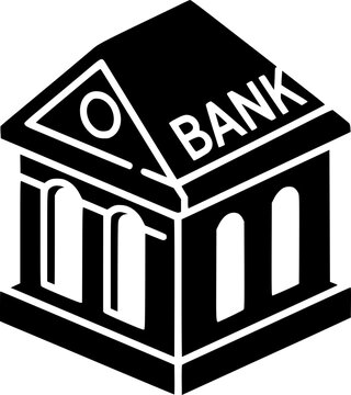 Icono de edificio de oficinas estilo plano SVG