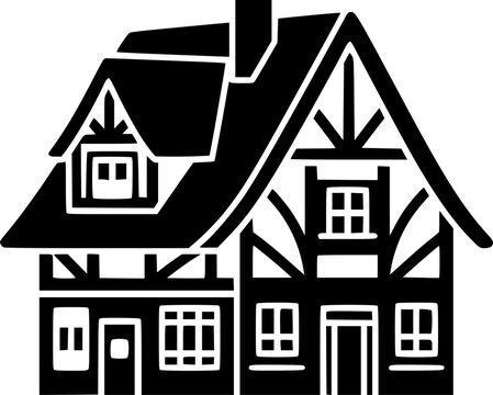 Icono de edificio de oficinas estilo plano SVG