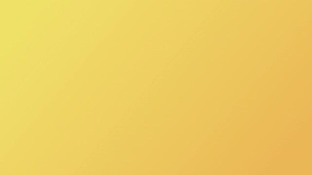 Abstract yellow gradient background with smooth color transition motion.