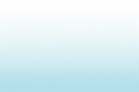 Blue Halftone Dot Gradient Pattern