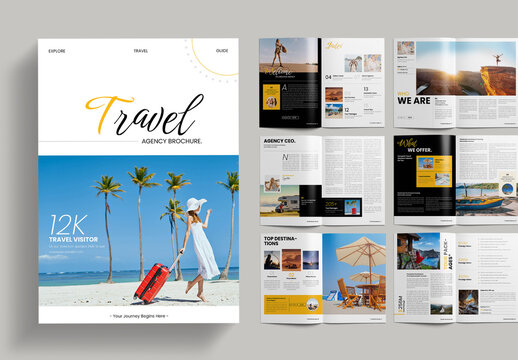 Travel Agency Brochure Template