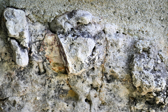 detail rock weathering and colors closeup
