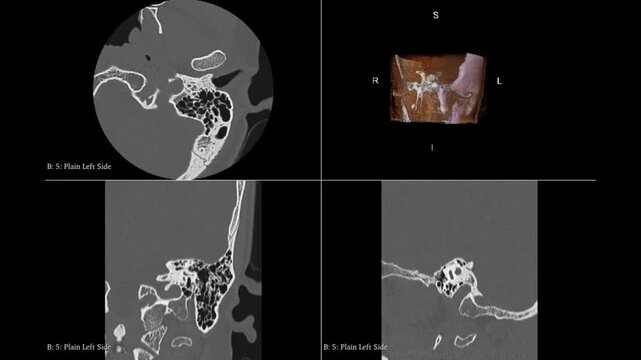 Volumetric 3D Model Render of Human Petrous Bone and Auditory Apparatus for Preoperative Navigation
