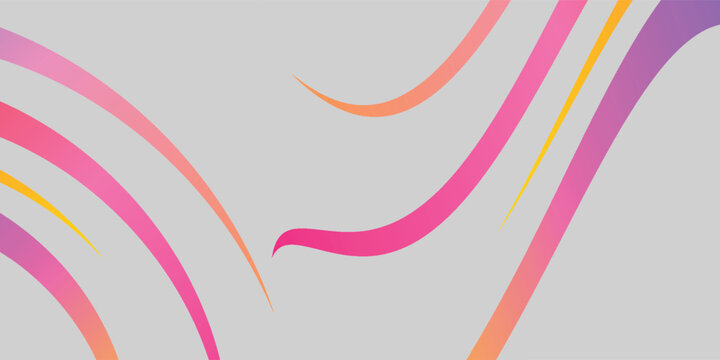 Dynamic Color Lines Splashes Pattern. Vector Background with Flowing Rainbow Lines. Curve and Wave Swirl Ribbons Bg.