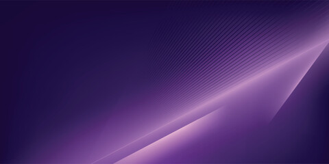 Fototapeta premium Purple and dark abstract geometric luxury background vector. Social ads banner or Landing page.