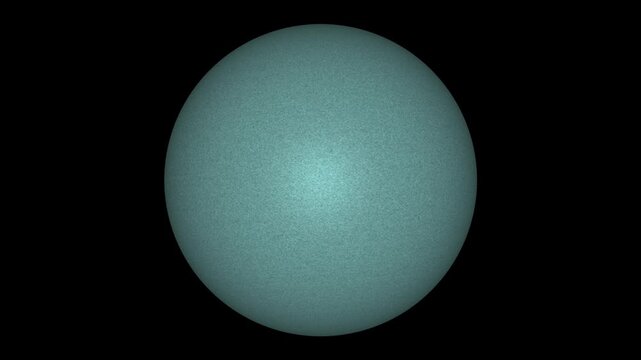 Grain Moon Loop Blue Teal Seamless Rotating Sphere Film Grain Motion Background