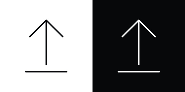Export icon line glyph pack