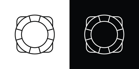 Life buoy icon line glyph pack © Haider