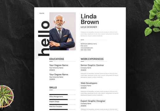 Clean Resume Layout