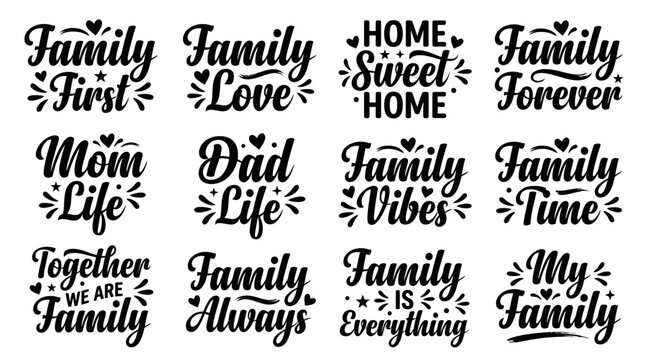 Family gathered together in a sweet home environment with loved ones around.
