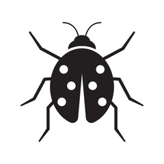 Pest Control Bug Silhouette Icons Set Insect Extermination Spray Collection Glyph © Cavid