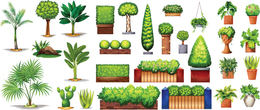 collection of trees