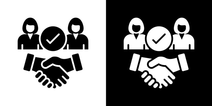 Friendship Icon Set Multiple Style Collection