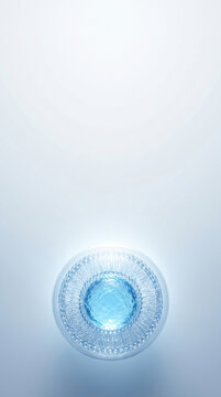 Vertical Liposome Science Poster With Clear Double Bilayer Sphere