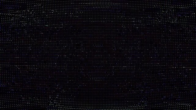 Scrolling Hacker Programming Code Retro Analog Glitch Texture With Static Noise And Distortion, Vintage Television Overlay With Interference Lines Tech Background Wallpaper