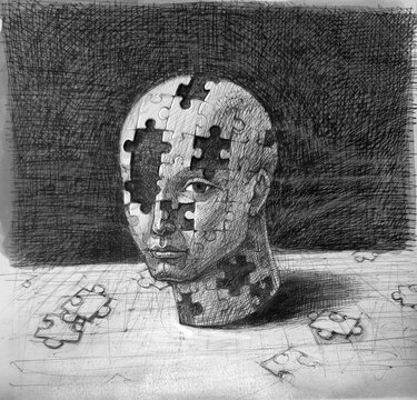 mine and psychology concept artwork.