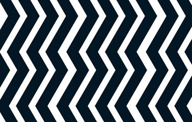 Fototapeta premium Navy Blue Zigzag Chevron Pattern Background Vector Geometric Design