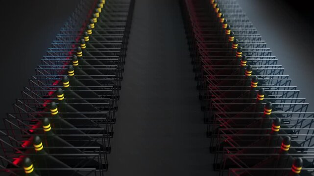 Mass production of combat drones at an industrial facility, defense industry