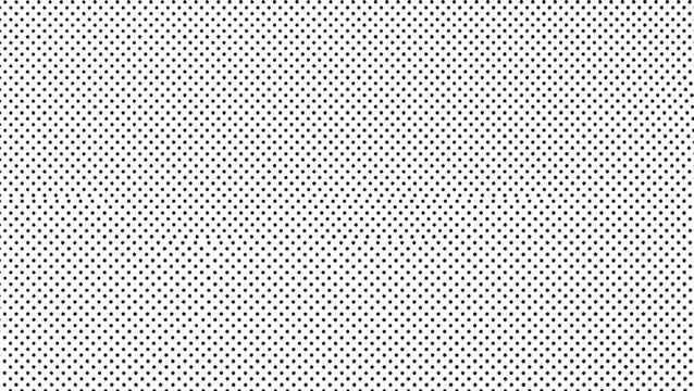 Black and White Halftone Dot Seamless Geometric Pattern - Retro Comic Book Screen Micro Dot Mesh Texture whit Background 