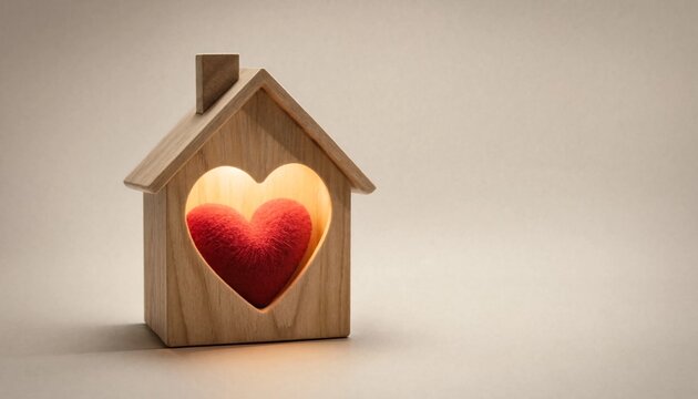 Valentine's Day Gift Heart House Shaped Love