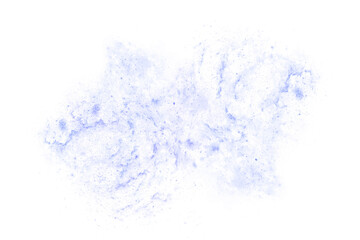 Obraz premium Blue Nebula Galaxy Cloud with Cosmic Dust and Star Field Transparent PNG