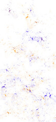 Naklejka premium Transparent PNG overlay with scattered grunge splatter marks in blue, rust-red, and muted orang, designed for layering over photos and designs. Vertical/portrait orientation suits posters, apparel gra