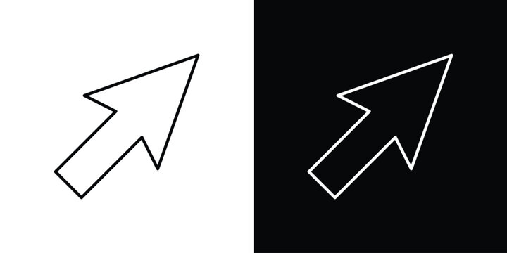 Mouse icon line vector collection