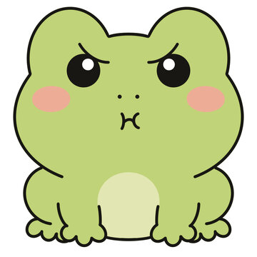 Angry frog 