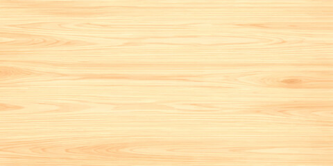 Naklejka premium Light beige wood texture background featuring seamless horizontal pine grain patterns and natural timber lines across a rustic softwood surface for interior design, flooring and decor use.