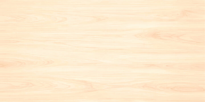 Light beige wooden background with seamless pine grain texture, natural horizontal timber lines and rustic softwood surface pattern suitable for interior design, flooring and backdrops.