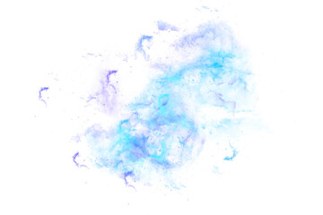 Abstract Blue Purple Nebula Cloud PNG Transparent Background, Cosmic Galaxy Dust and Space Energy Effect © Kliwon