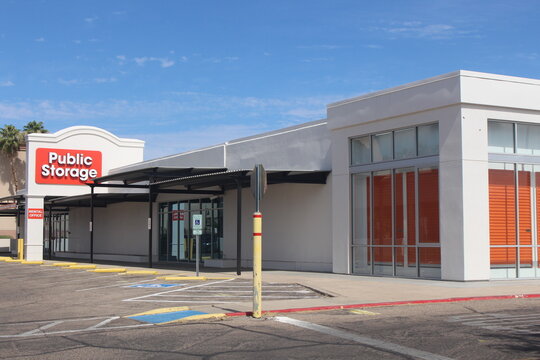 June 22, 2026 - Tucson, AZ: Public Storage building at Park Place Mall in Tucson Arizona
