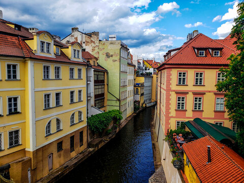 Certovka or Devils Canal, Prague, Czech Republic