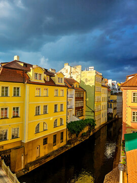 Certovka or Devils Canal, Prague, Czech Republic