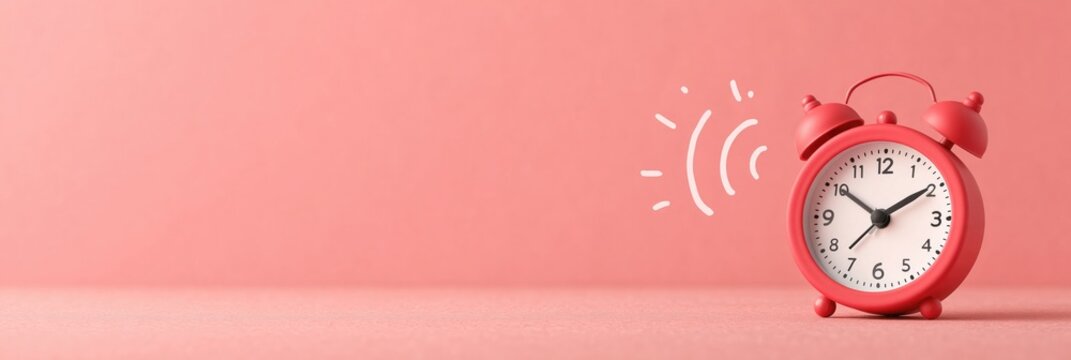 Photo of alarm clock ringing