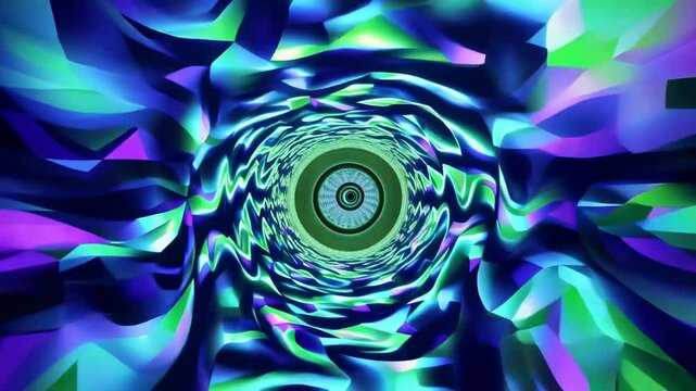 Abstract swirling vortex motion graphics animation
