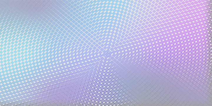 Abstract dot blue green color pattern screen led light gradient texture background. Technology big data digital concept. 3d rendering.