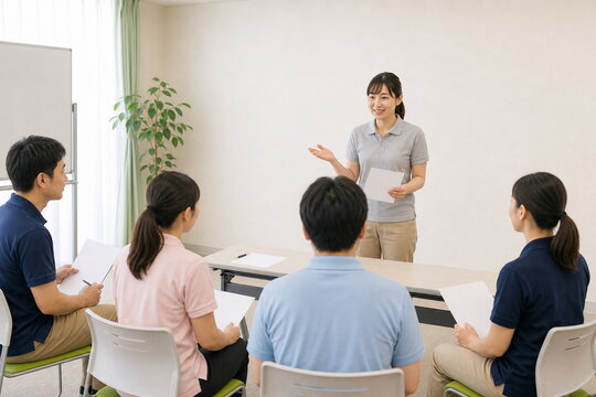 トリミングしやすい介護研修のロールプレイ