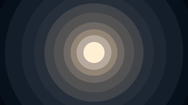 Tunnel Light Loop Background Animation with Concentric Circular Rings In Dark Blue And Neutral Gray Tones. Smooth Infinite Depth Effect With Bright Light Center.Motion Graphics, and Transitions
