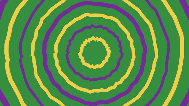 Colorful spiral pattern with concentric circles design
