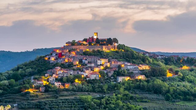 Motovun, Croatia hilltop village in Istria